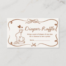 Coffee Baby is Brewing Baby Shower Diaper Raffle