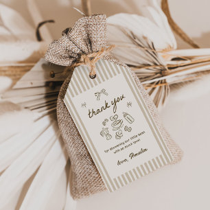 Coffee Baby is Brewing Baby Shower Gift Tags