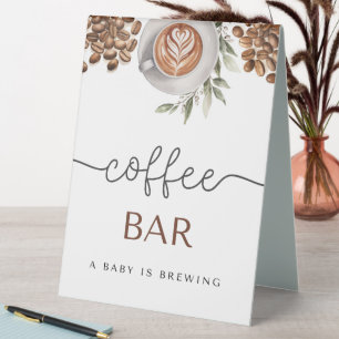 Coffee Baby Shower - a Baby is Brewing Coffee Bar