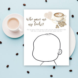 Coffee baby shower - Who gave me My looks?