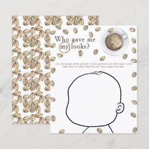 Coffee baby shower - Who gave me My looks?
