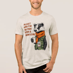 Coffee Badger Tri-Blend Shirt