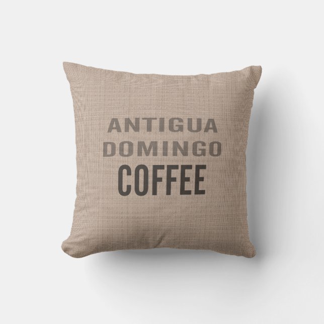 Coffee Bag Pillow (Front)