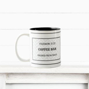 Coffee Bar Custom Two-Tone Coffee Mug
