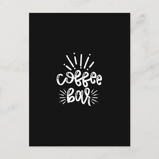 coffee bar postcard (Front)