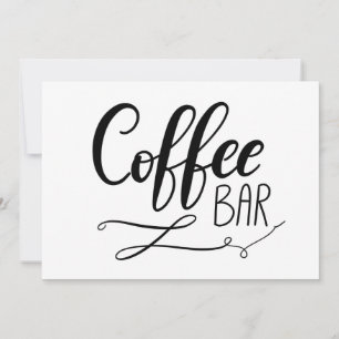 Coffee Bar   Simple Casual Handwritten Script