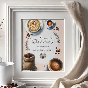 Coffee Bar Tabletop Sign