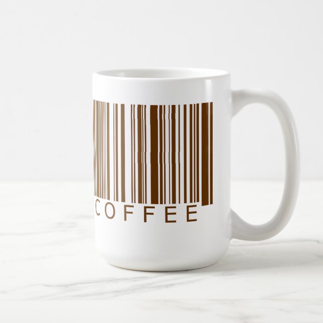Coffee Barcode Coffee Mug (Right)