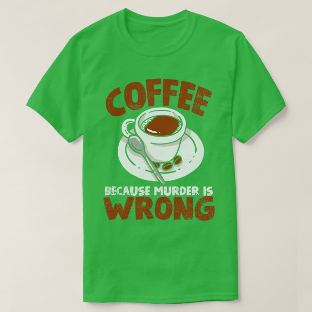 Coffee Barista Coffee Drinker T-Shirt (Design Front)