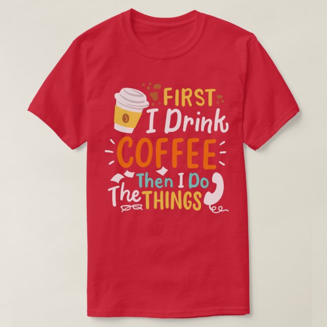 Coffee Barista Coffee Lover 2 T-Shirt (Design Front)