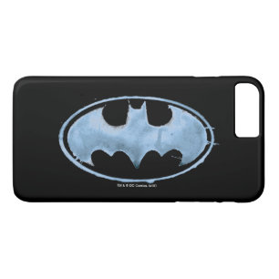 Coffee Bat Symbol - Blue iPhone 8 Plus/7 Plus Case