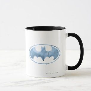 Coffee Bat Symbol - Blue Mug