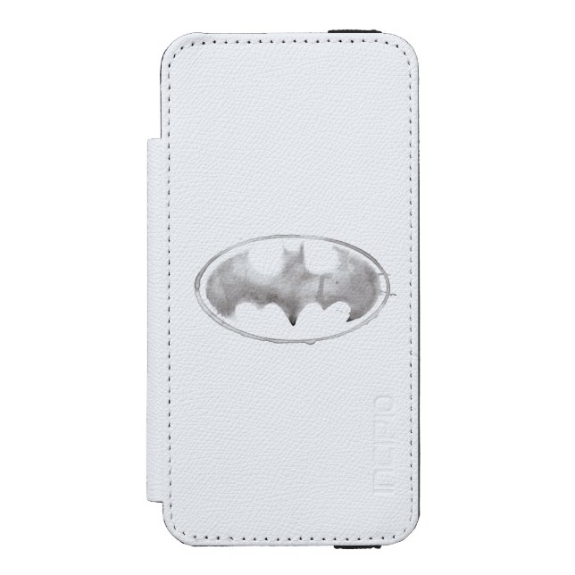 Coffee Bat Symbol - Grey Incipio iPhone Wallet Case (Folio Front)