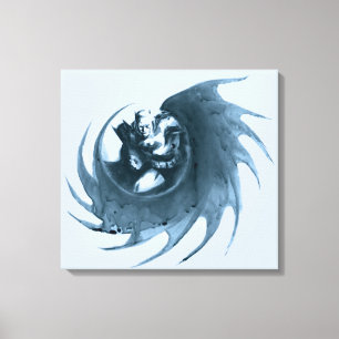 Coffee Batman Canvas Print