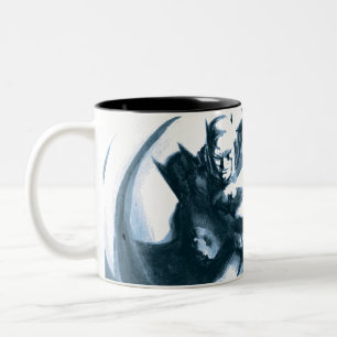 Coffee Batman Two-Tone Coffee Mug