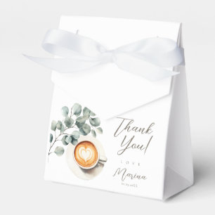 Coffee bean baby shower favour box
