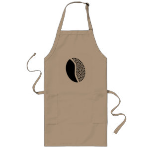 coffee bean beans long apron