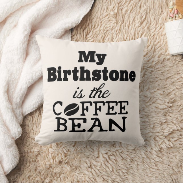 Coffee Bean Birthstone Decor Pillow (Blanket)