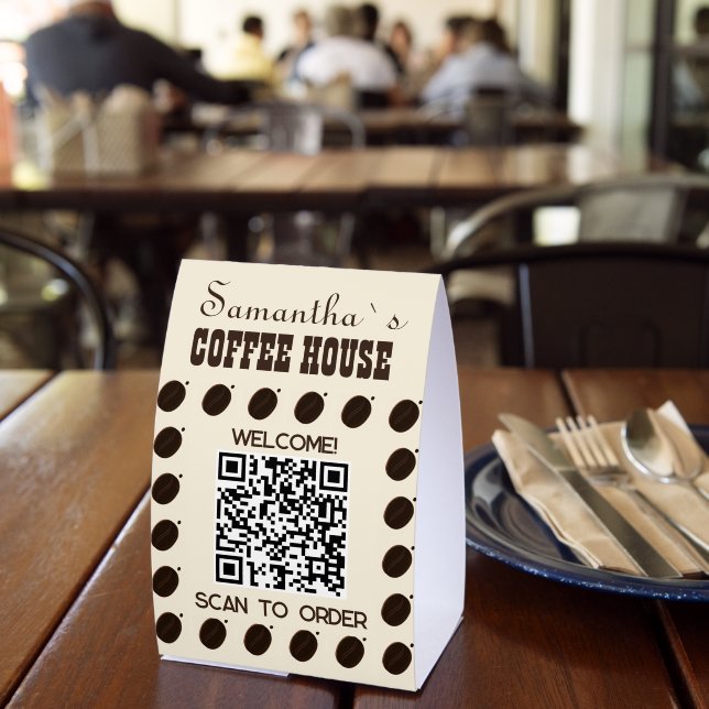 Coffee Bean Branded Business Professional  (Insitu(Restaurant))