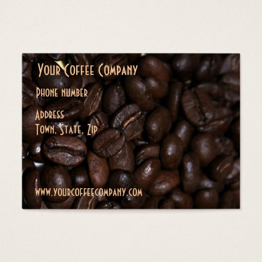 Coffee Bean Business Card