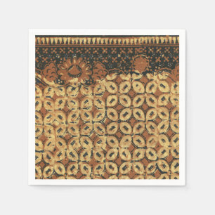 Coffee Bean Earthy Boho Rustic Napkin