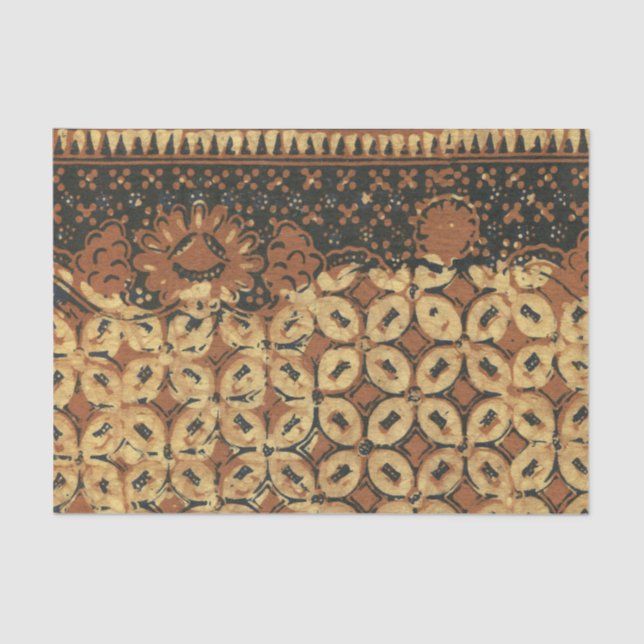 Coffee Bean Earthy Boho Rustic Tissue Paper (Front)