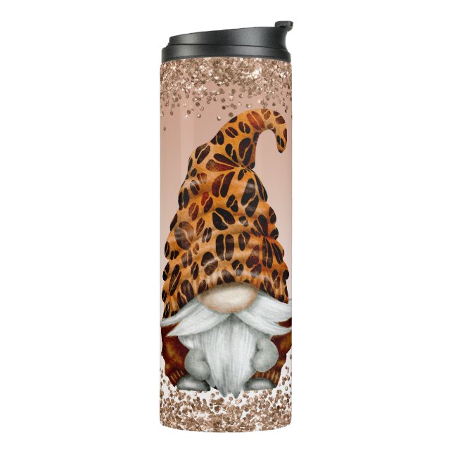 Coffee Bean Gnome Thermal Tumbler (Rotated Left)