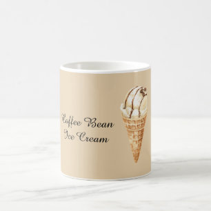 Coffee Bean Ice Cream Cone Mug
