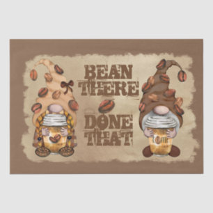 Coffee Bean Latte Gnomes Decoupage Tissue Paper