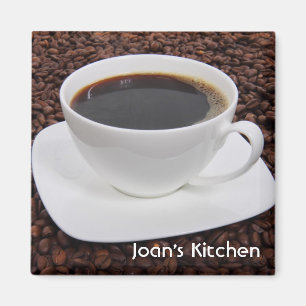 Coffee Bean Mug Magnet