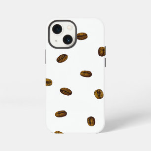 Coffee Bean Pattern iPhone 13 Mini Case