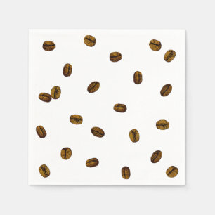 Coffee Bean Pattern Napkin