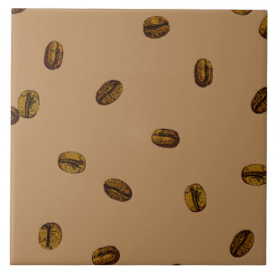 Coffee Bean Pattern Tile