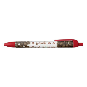 Coffee bean pen