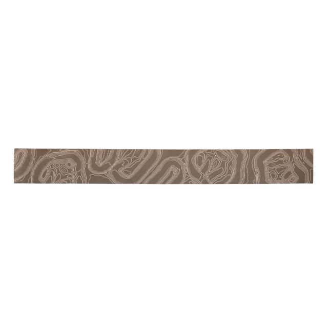 Coffee Bean Satin Ribbon (Front)