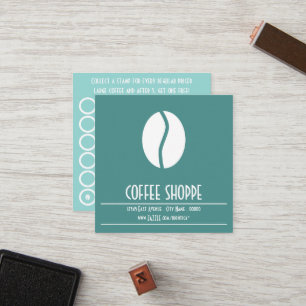 coffee bean stamp card