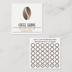 coffee bean strata stamp card