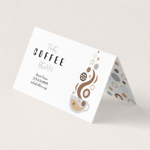 Coffee Bean Technology Science Business Card