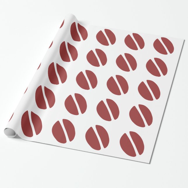 Coffee bean. wrapping paper (Unrolled)