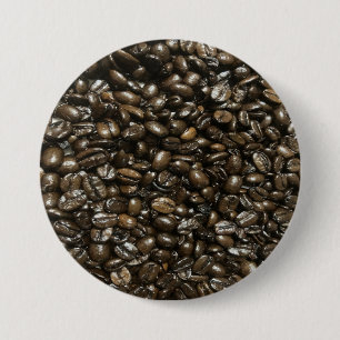 Coffee Beans 7.5 Cm Round Badge