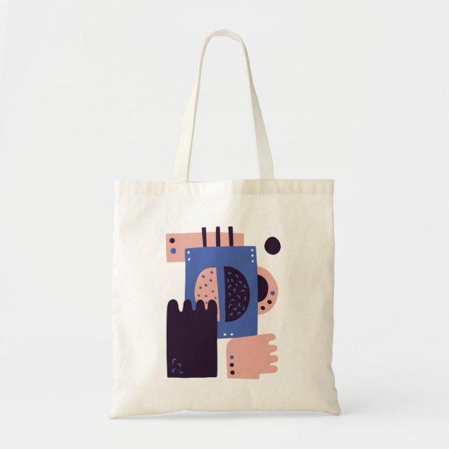 Coffee Beans Abstraction, Caffeine Lover Tote Bag (Front)