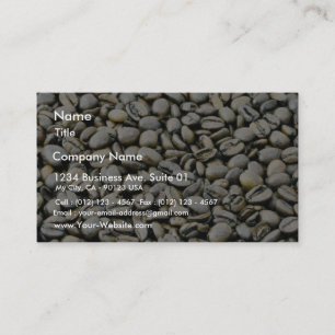 Coffee Beans Background Business Card