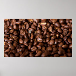 Coffee Beans Backgroundabstract, aroma, background Poster