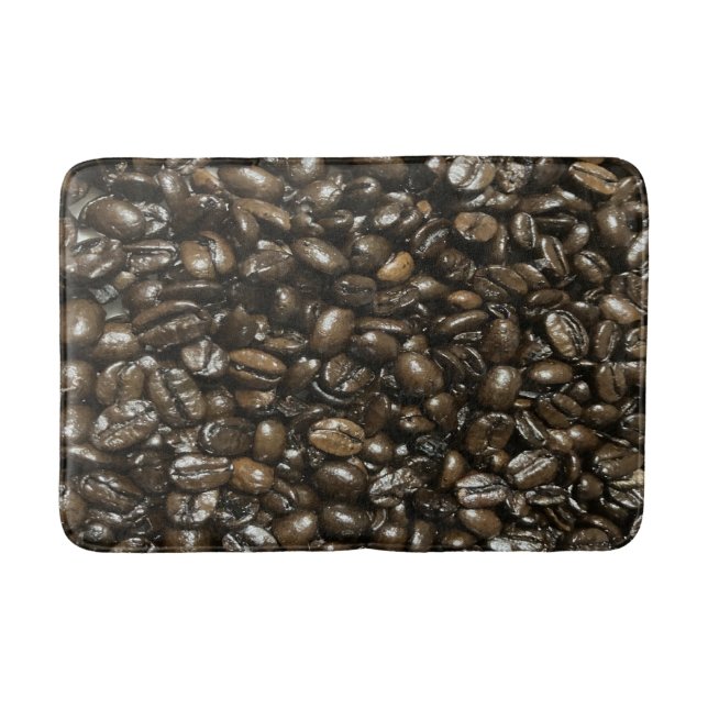 Coffee Beans Bath Mat (Front)