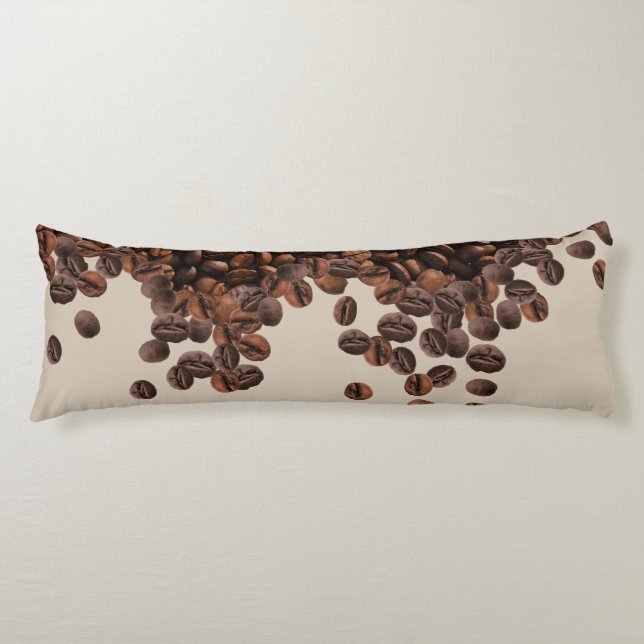 Coffee Beans  Body Cushion (Front)