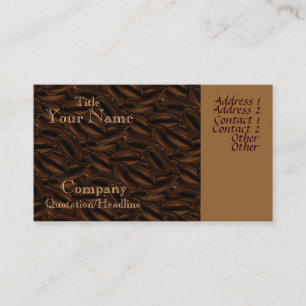 Coffee Beans Business Card