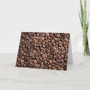 Coffee beans card