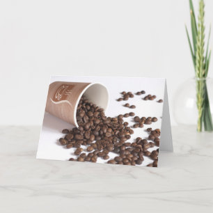 Coffee beans card