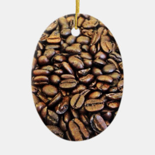 coffee beans ceramic tree decoration