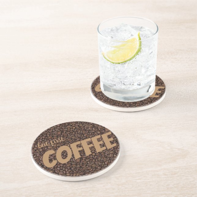 Coffee Beans Coaster (Side)